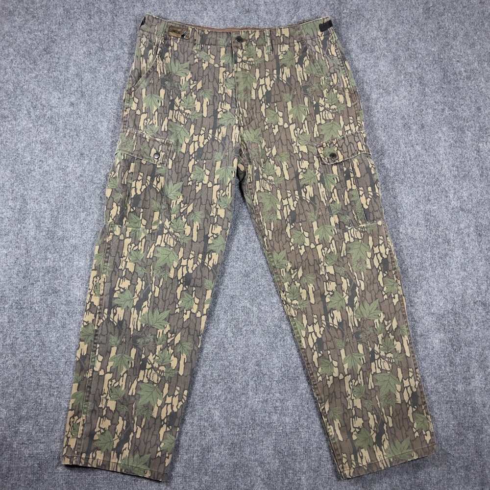 Winchester Cargo Pants Mens 38 Brown Trebark Camo Conceal Hunting Utility